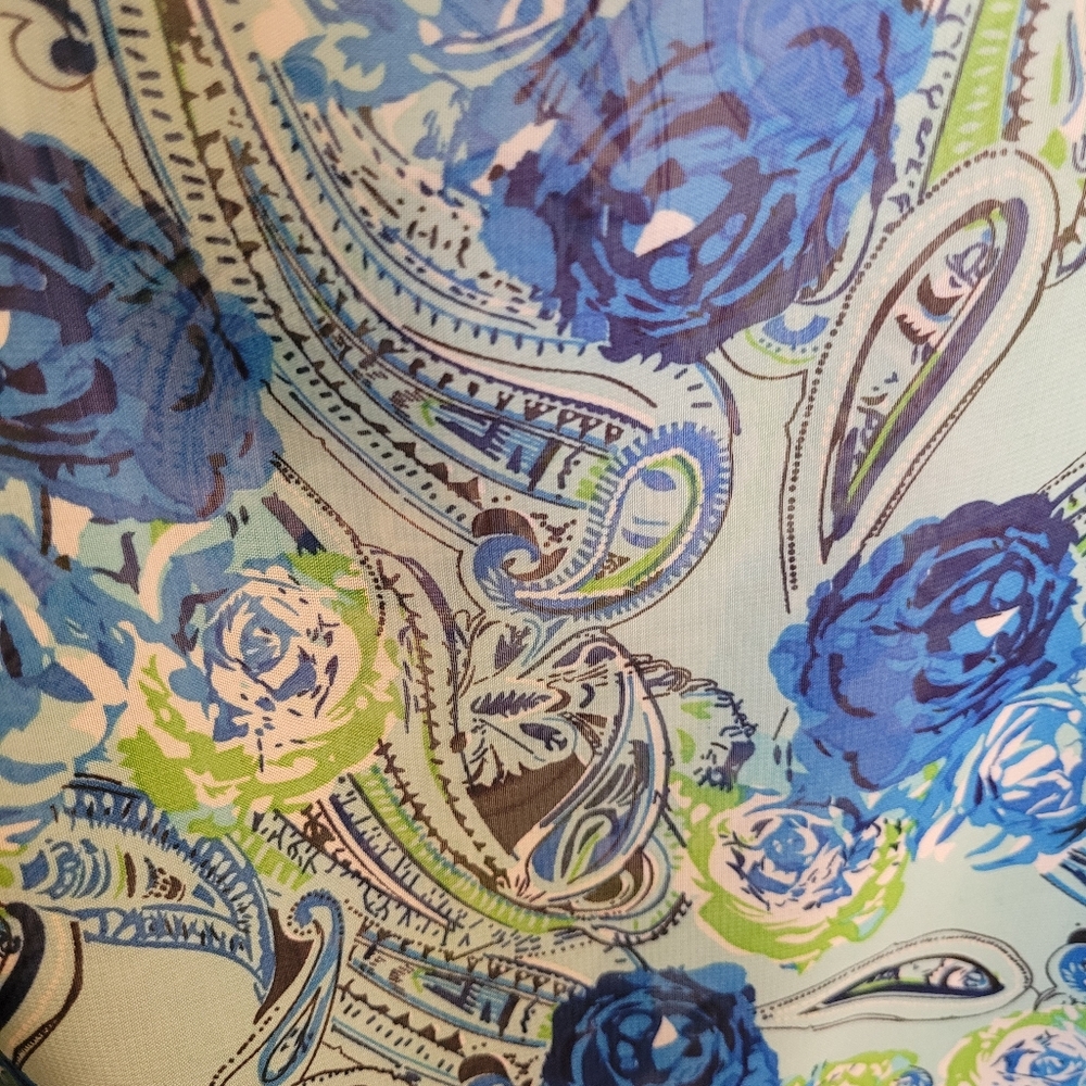 Boom Boom Plus Floral Chiffon Top - Picture 2 of 4